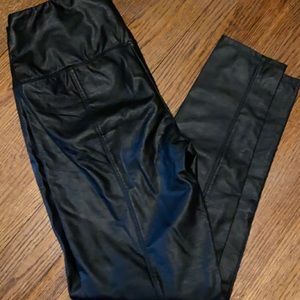 Women’s size large leather Lysse leggings